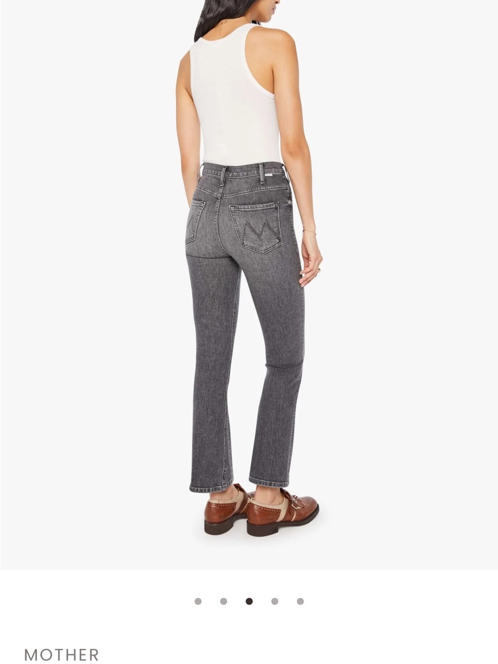 Nwt MOTHER under the bleachers the hustler flood -size 25 price is firm!